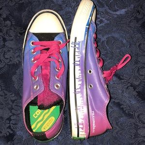 Converse all star crayola “razzmatazz” sneakers.